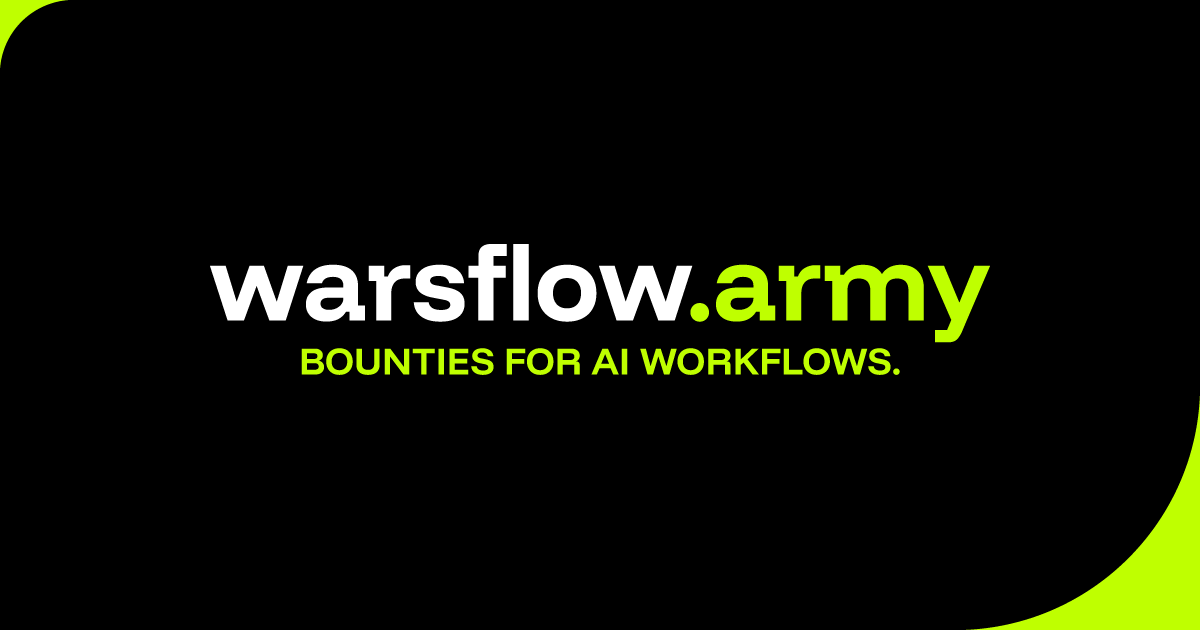Army Workflow warsflow.army | Enterprise AI Procurement & Verification